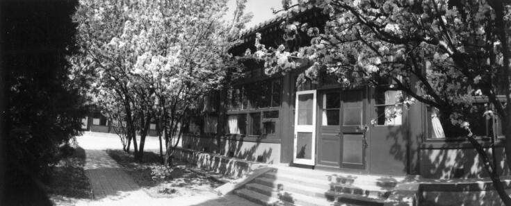 周恩来和邓颖超在中南海西花厅生活和工作的后院，每年4月，海棠花开，壮观至极。.jpg